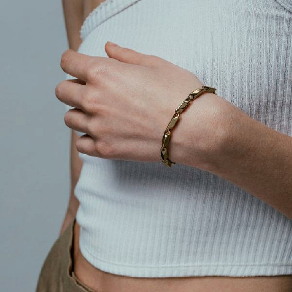 Vitaly Zenith Gold Chain Bracelet - Size 7